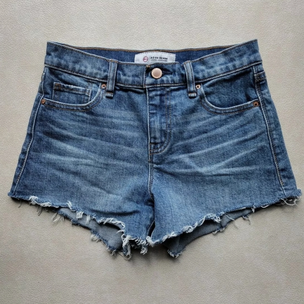 Adriano Goldschmied AG-ED Cutoff Denim Blue Jean Shorts